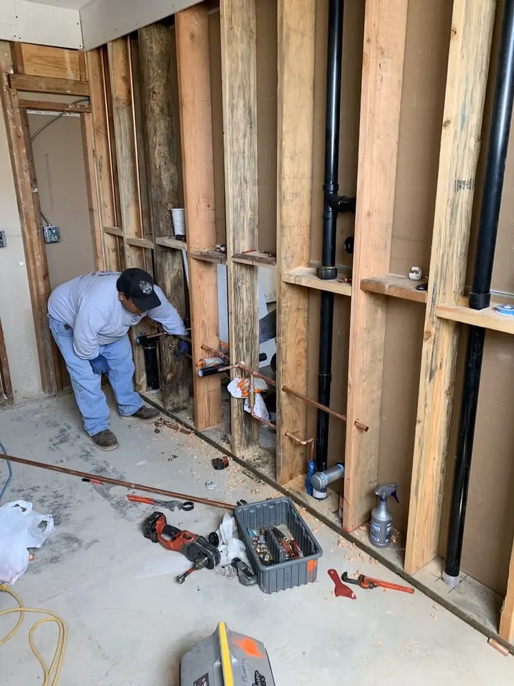 Commercial rough-in plumbing for Gas Line Repair in South Union